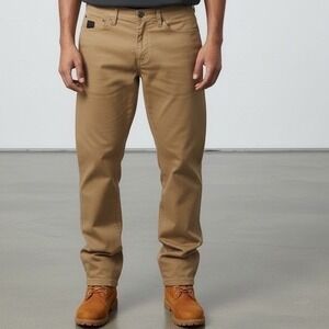 Lois Jeans Men's Khaki Stretch Cotton Blend Chinos Pants Size 36